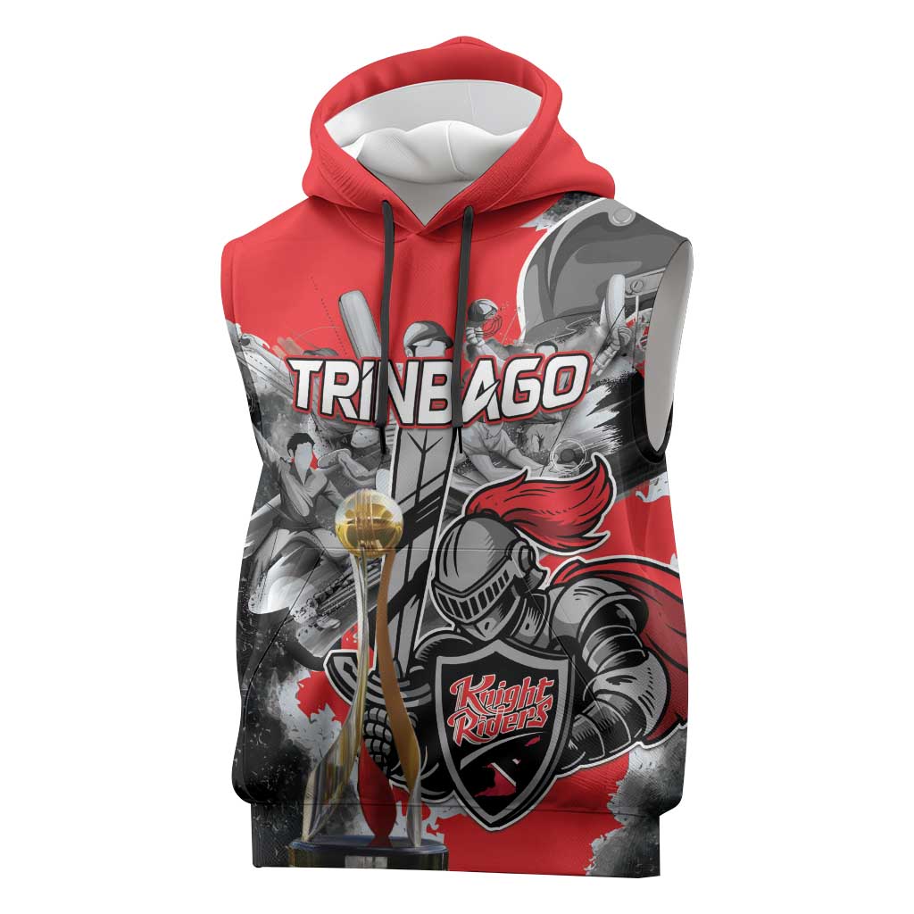 Personalized Trinbago Cricket Knight Riders Champion Sleeveless Hoodie - Wonder Print Shop