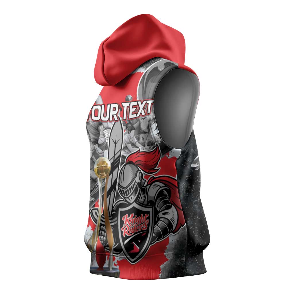 Personalized Trinbago Cricket Knight Riders Champion Sleeveless Hoodie - Wonder Print Shop