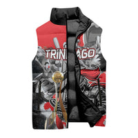 Personalized Trinbago Cricket Knight Riders Champion Sleeveless Puffer Jacket - Wonder Print Shop