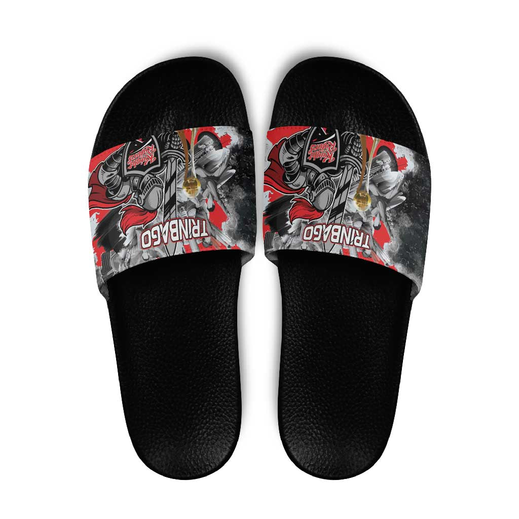 Trinbago Cricket Knight Riders Champion Slide Sandals - Wonder Print Shop