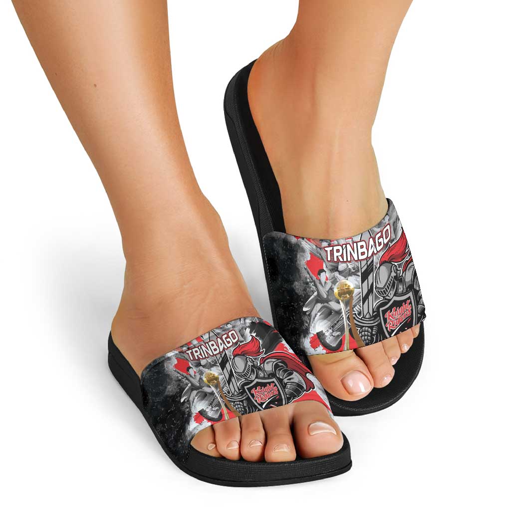 Trinbago Cricket Knight Riders Champion Slide Sandals - Wonder Print Shop