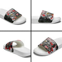 Trinbago Cricket Knight Riders Champion Slide Sandals - Wonder Print Shop