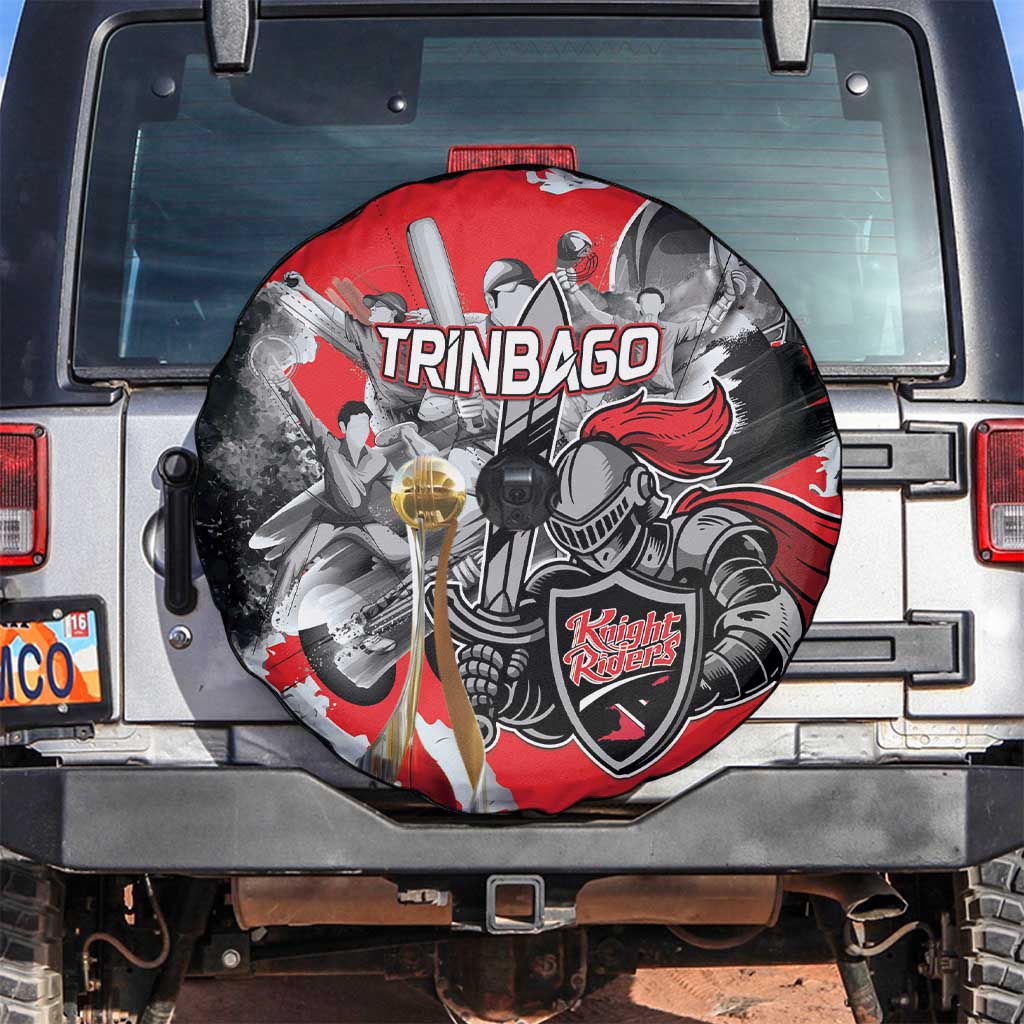 Trinbago Cricket Knight Riders Champion Spare Tire Cover - Wonder Print Shop