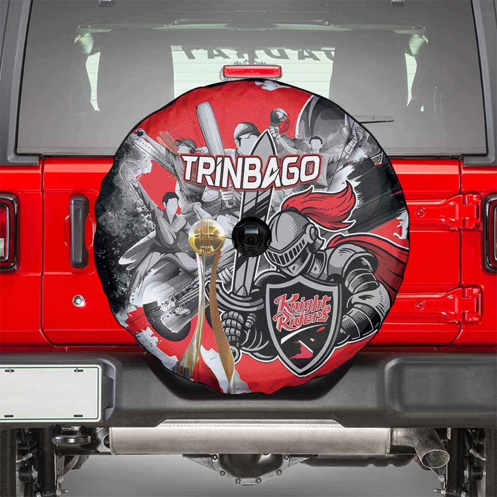 Trinbago Cricket Knight Riders Champion Spare Tire Cover - Wonder Print Shop