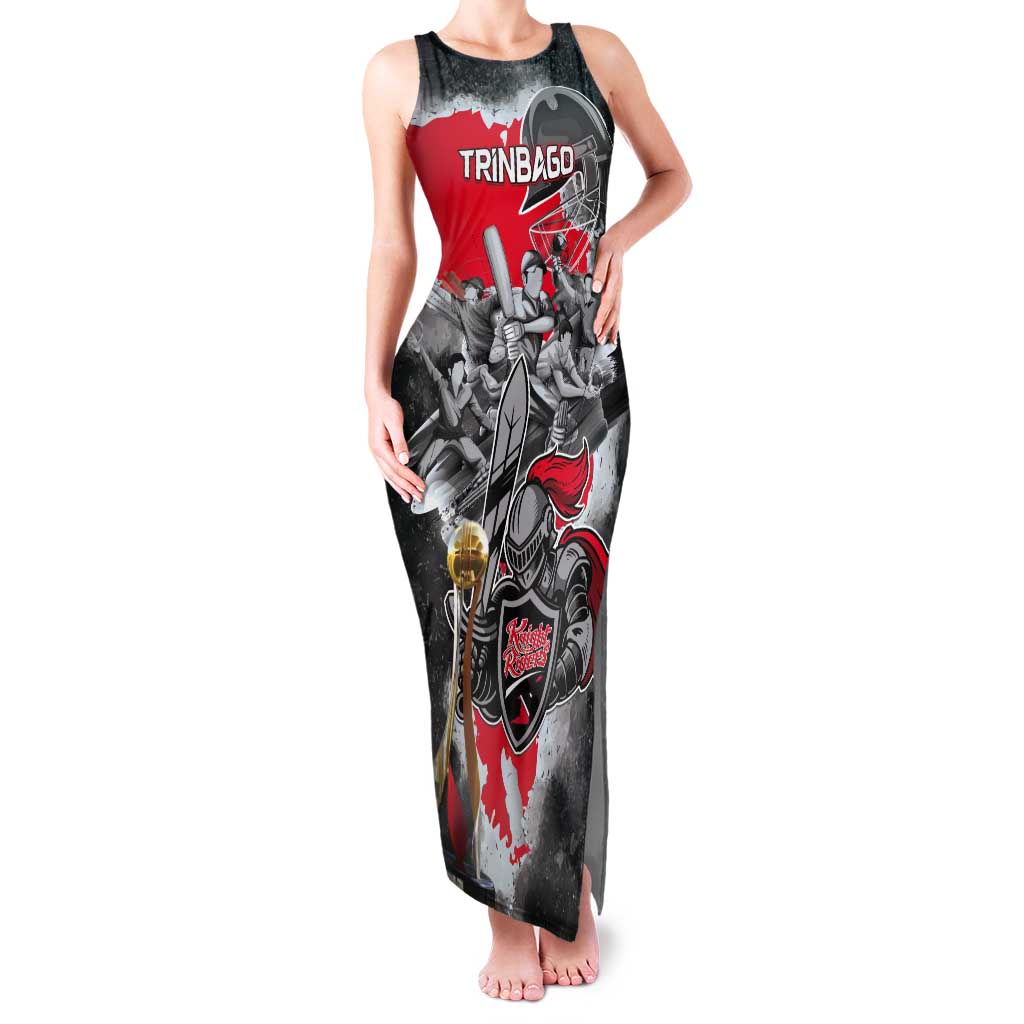 Personalized Trinbago Cricket Knight Riders Champion Tank Maxi Dress - Wonder Print Shop