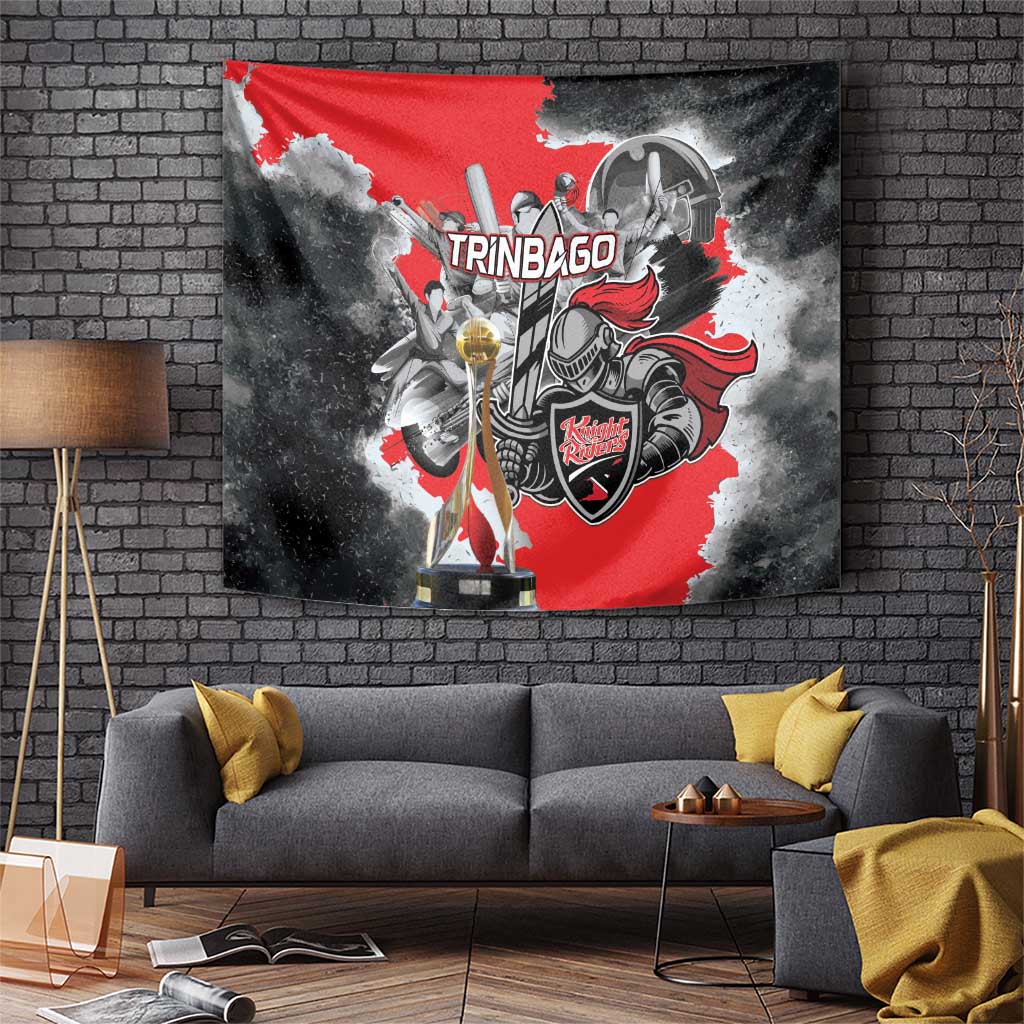 Trinbago Cricket Knight Riders Champion Tapestry - Wonder Print Shop