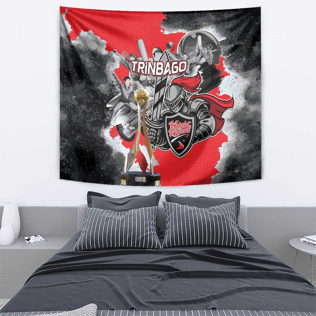 Trinbago Cricket Knight Riders Champion Tapestry - Wonder Print Shop