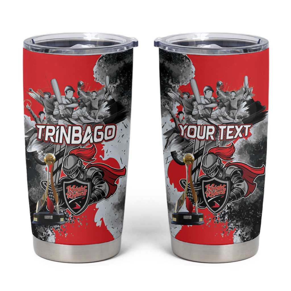Personalized Trinbago Cricket Knight Riders Champion Tumbler Cup - Wonder Print Shop