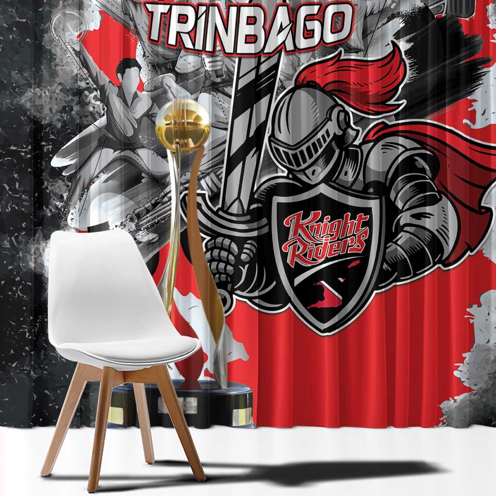 Trinbago Cricket Knight Riders Champion Window Curtain - Wonder Print Shop