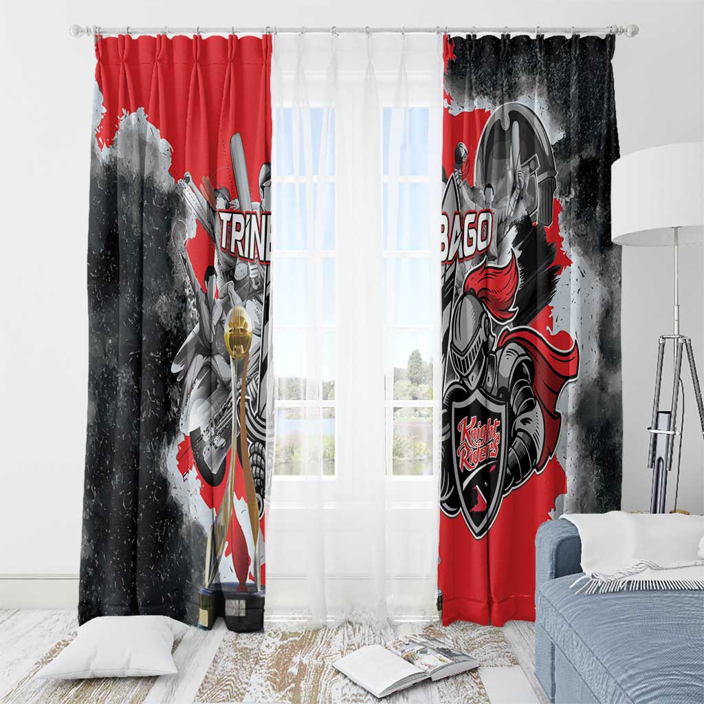 Trinbago Cricket Knight Riders Champion Window Curtain - Wonder Print Shop
