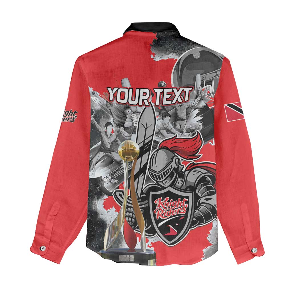 Personalized Trinbago Cricket Knight Riders Champion Women Casual Shirt - Wonder Print Shop