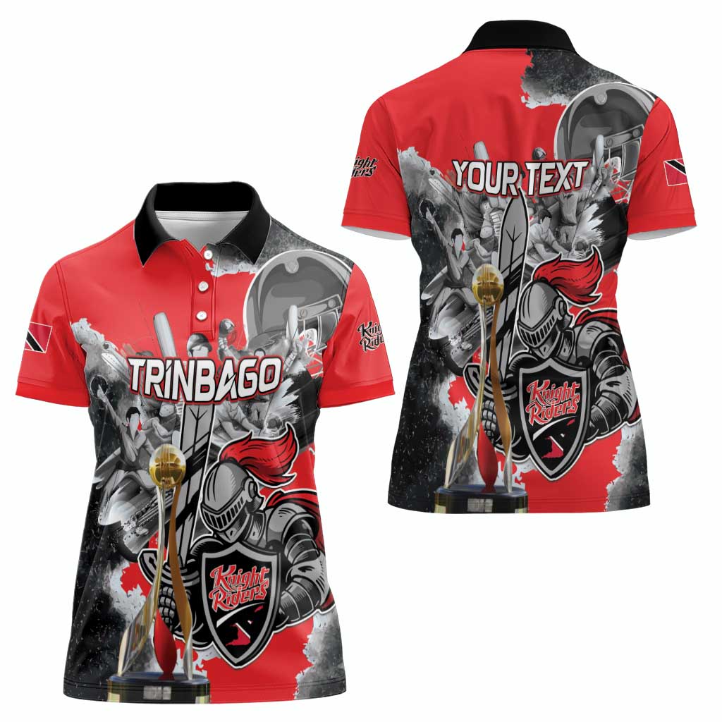 Personalized Trinbago Cricket Knight Riders Champion Women Polo Shirt - Wonder Print Shop