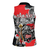 Personalized Trinbago Cricket Knight Riders Champion Women Sleeveless Polo Shirt - Wonder Print Shop