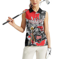 Personalized Trinbago Cricket Knight Riders Champion Women Sleeveless Polo Shirt - Wonder Print Shop