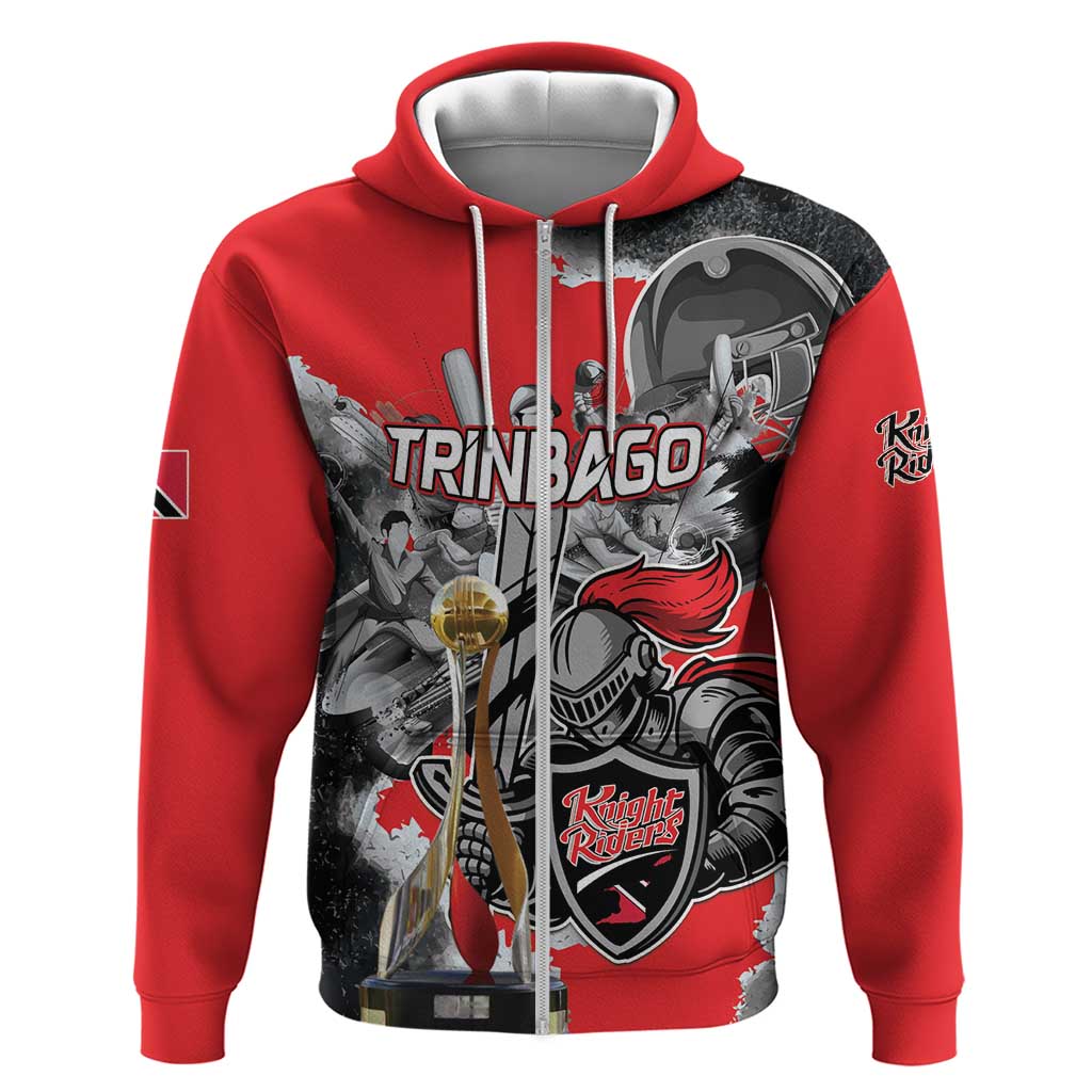 Personalized Trinbago Cricket Knight Riders Champion Zip Hoodie - Wonder Print Shop