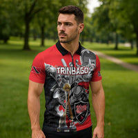 Personalized Trinbago Cricket Knight Riders Champion Zipper Polo Shirt - Wonder Print Shop