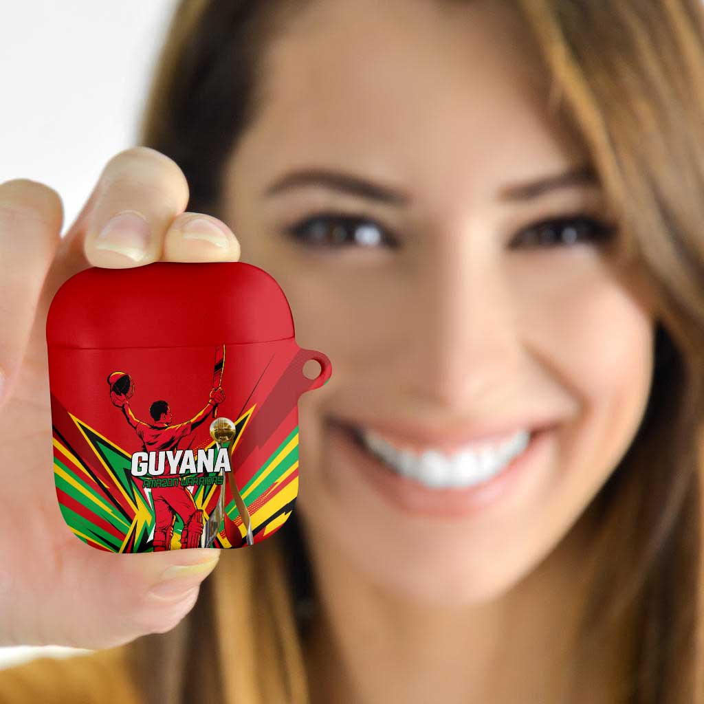 Amazon Warriors Champion Guyana Cricket AirPods Case - Wonder Print Shop
