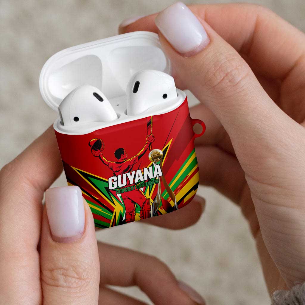 Amazon Warriors Champion Guyana Cricket AirPods Case - Wonder Print Shop