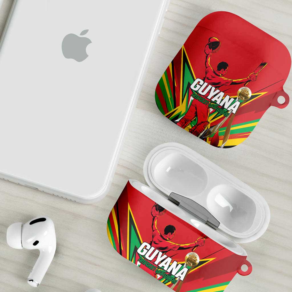 Amazon Warriors Champion Guyana Cricket AirPods Case - Wonder Print Shop