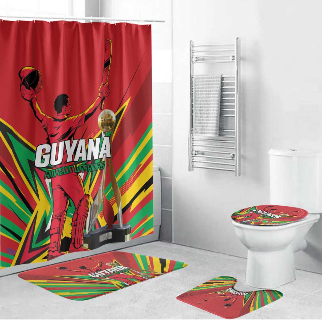 Amazon Warriors Champion Guyana Cricket Bathroom Set - Wonder Print Shop