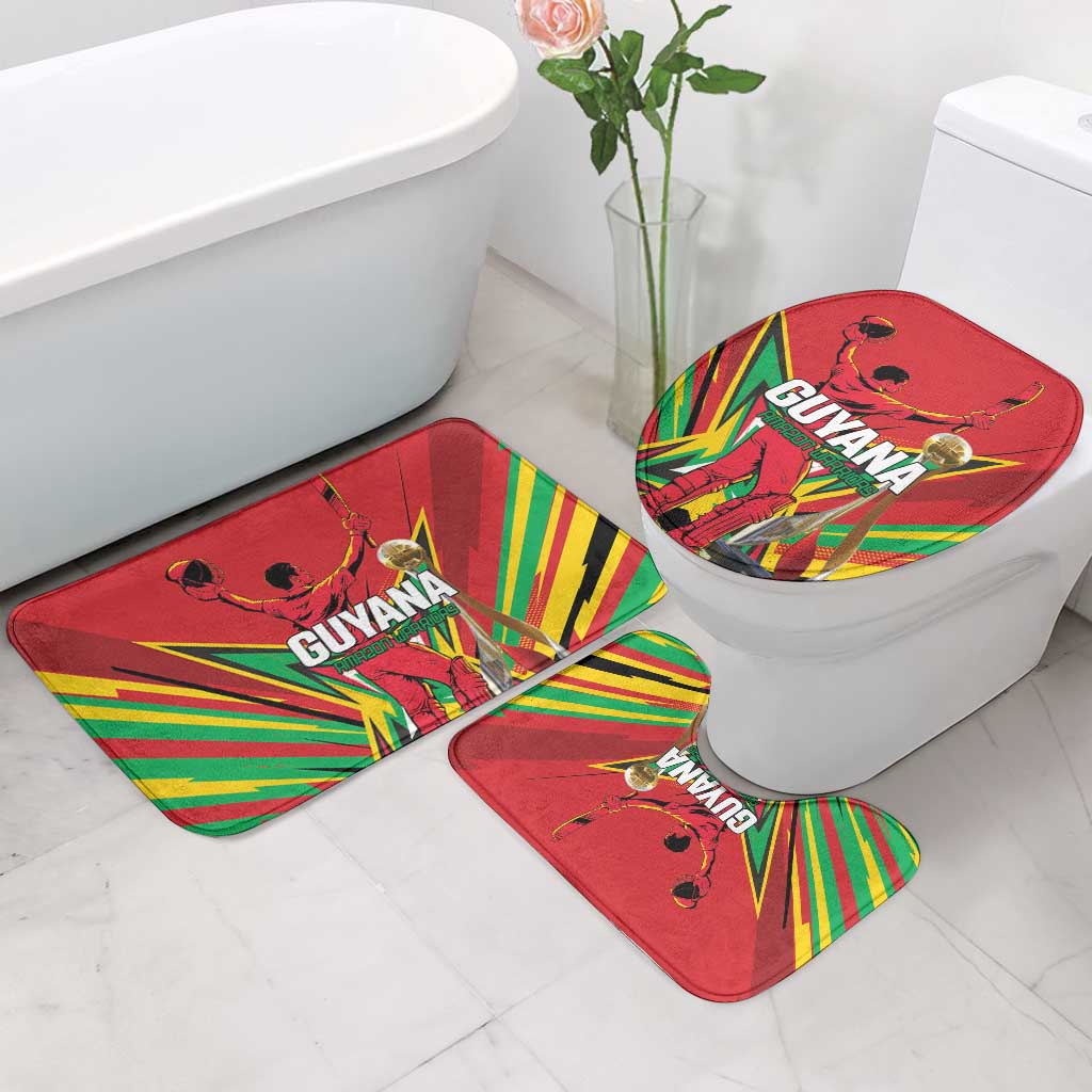 Amazon Warriors Champion Guyana Cricket Bathroom Set - Wonder Print Shop