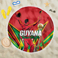 Amazon Warriors Champion Guyana Cricket Beach Blanket - Wonder Print Shop