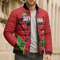 Personalized Amazon Warriors Champion Guyana Cricket Bomber Puffer Jacket - Wonder Print Shop