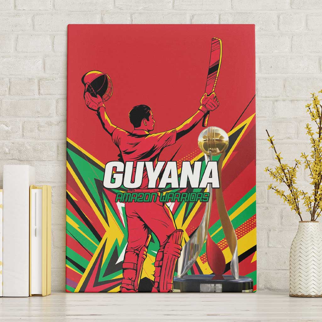 Amazon Warriors Champion Guyana Cricket Canvas Wall Art - Wonder Print Shop
