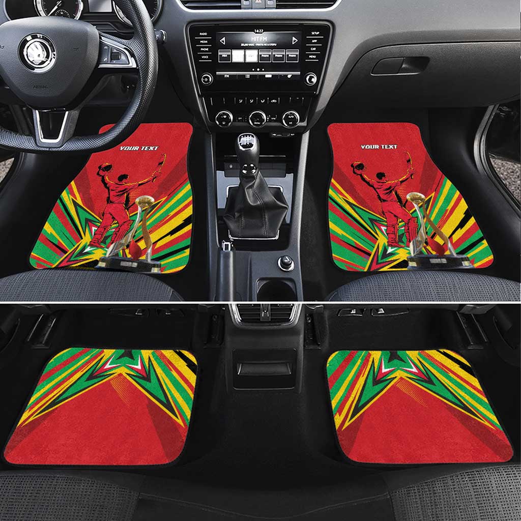 Amazon Warriors Champion Guyana Cricket Car Mats - Wonder Print Shop