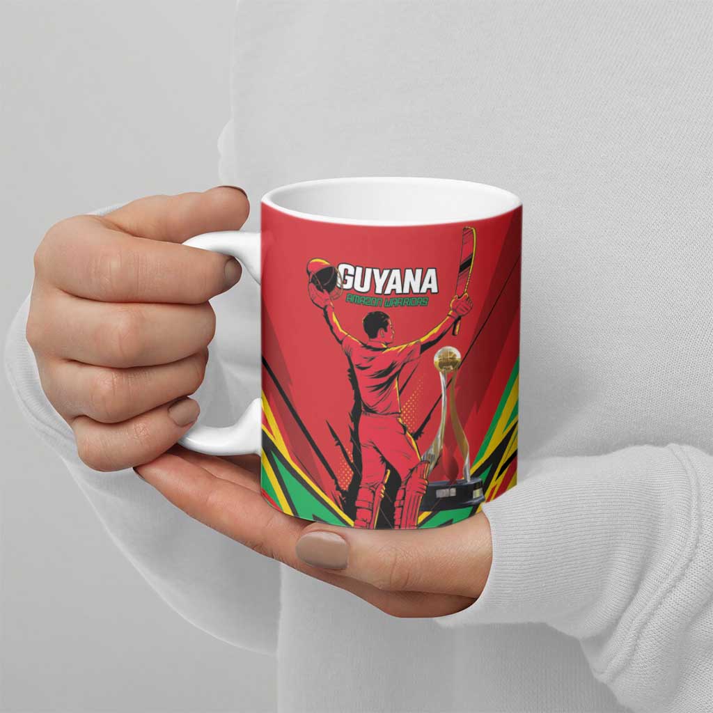 Personalized Amazon Warriors Champion Guyana Cricket Ceramic Mug - Wonder Print Shop