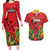 Personalized Amazon Warriors Champion Guyana Cricket Couples Matching Long Sleeve Bodycon Dress and Hawaiian Shirt - Wonder Print Shop