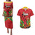 Personalized Amazon Warriors Champion Guyana Cricket Couples Matching Puletasi and Hawaiian Shirt - Wonder Print Shop