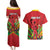 Personalized Amazon Warriors Champion Guyana Cricket Couples Matching Puletasi and Hawaiian Shirt - Wonder Print Shop
