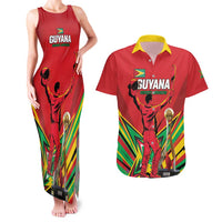 Personalized Amazon Warriors Champion Guyana Cricket Couples Matching Tank Maxi Dress and Hawaiian Shirt - Wonder Print Shop