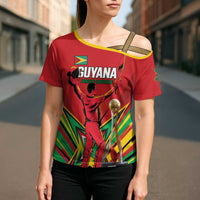 Personalized Amazon Warriors Champion Guyana Cricket Cross Shoulder Shirt - Wonder Print Shop