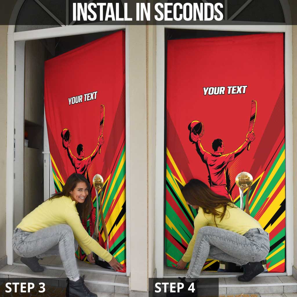 Amazon Warriors Champion Guyana Cricket Door Cover - Wonder Print Shop