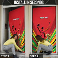 Amazon Warriors Champion Guyana Cricket Door Cover - Wonder Print Shop