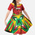Personalized Amazon Warriors Champion Guyana Cricket Family Matching Off The Shoulder Long Sleeve Dress and Hawaiian Shirt - Wonder Print Shop