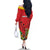Personalized Amazon Warriors Champion Guyana Cricket Family Matching Off The Shoulder Long Sleeve Dress and Hawaiian Shirt - Wonder Print Shop