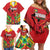 Personalized Amazon Warriors Champion Guyana Cricket Family Matching Off Shoulder Short Dress and Hawaiian Shirt - Wonder Print Shop