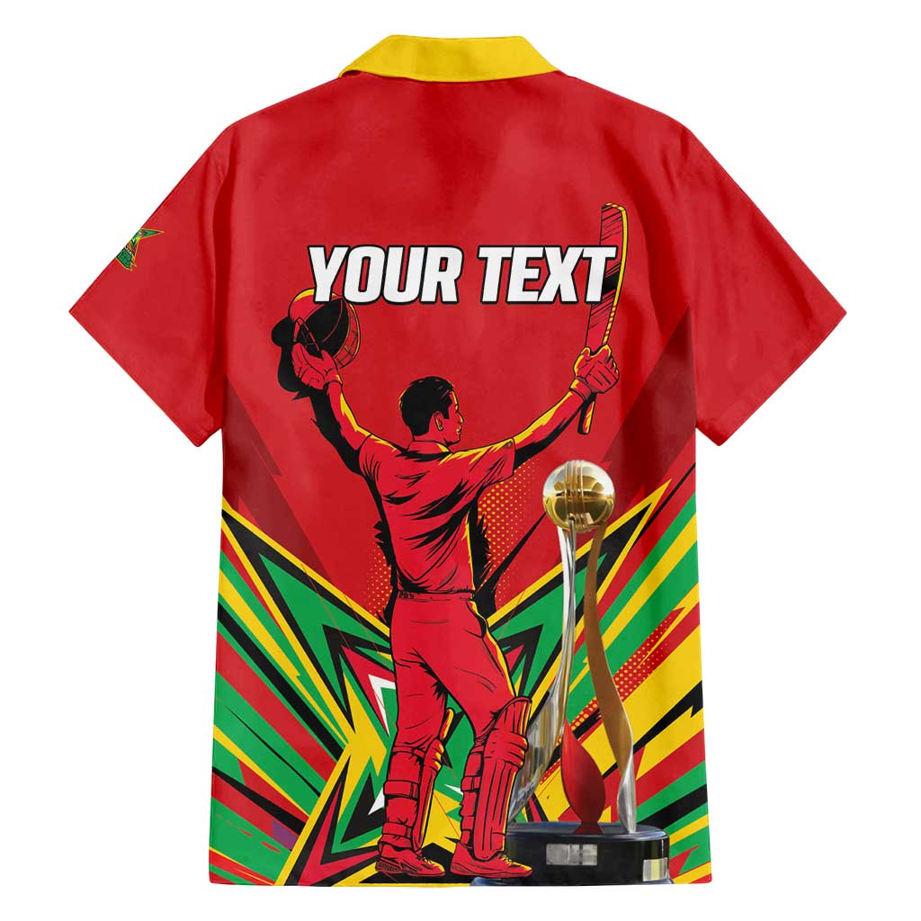 Personalized Amazon Warriors Champion Guyana Cricket Family Matching Tank Maxi Dress and Hawaiian Shirt - Wonder Print Shop