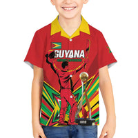 Personalized Amazon Warriors Champion Guyana Cricket Family Matching Tank Maxi Dress and Hawaiian Shirt - Wonder Print Shop