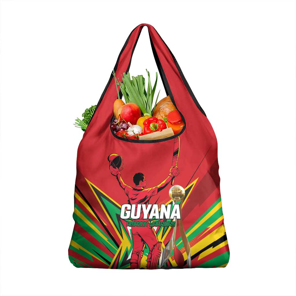 Amazon Warriors Champion Guyana Cricket Grocery Bag - Wonder Print Shop