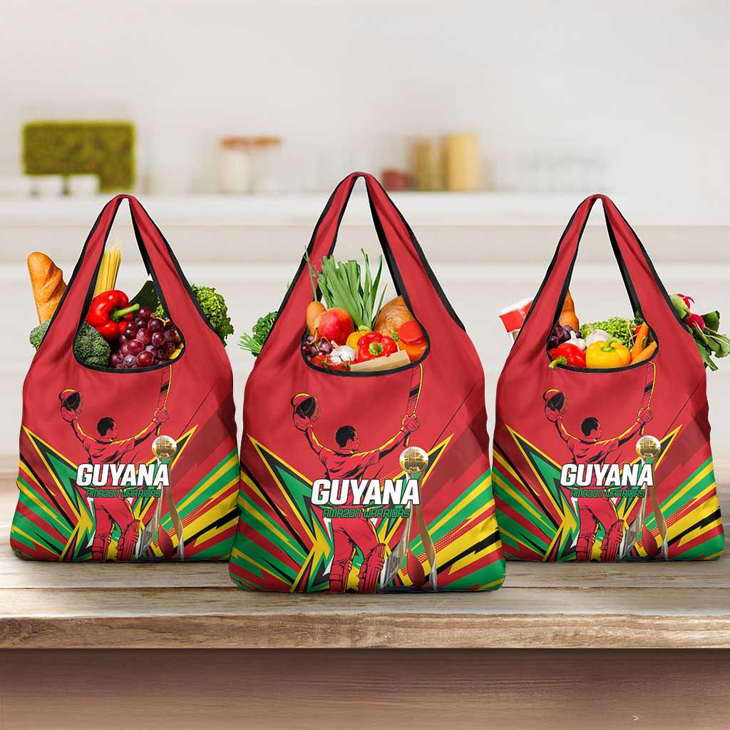 Amazon Warriors Champion Guyana Cricket Grocery Bag - Wonder Print Shop