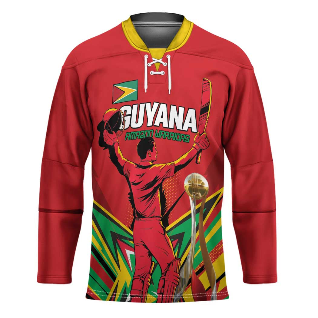 Personalized Amazon Warriors Champion Guyana Cricket Hockey Jersey - Wonder Print Shop