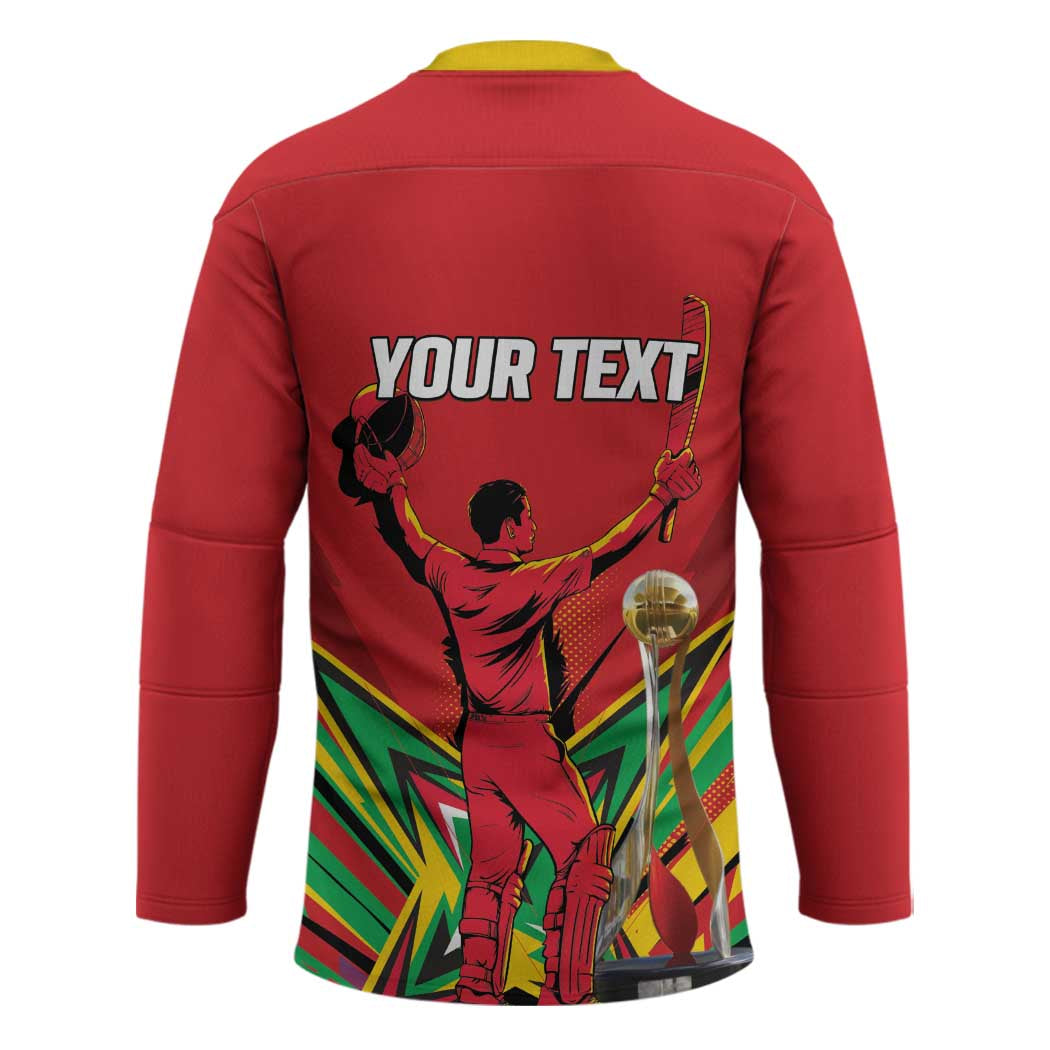 Personalized Amazon Warriors Champion Guyana Cricket Hockey Jersey - Wonder Print Shop