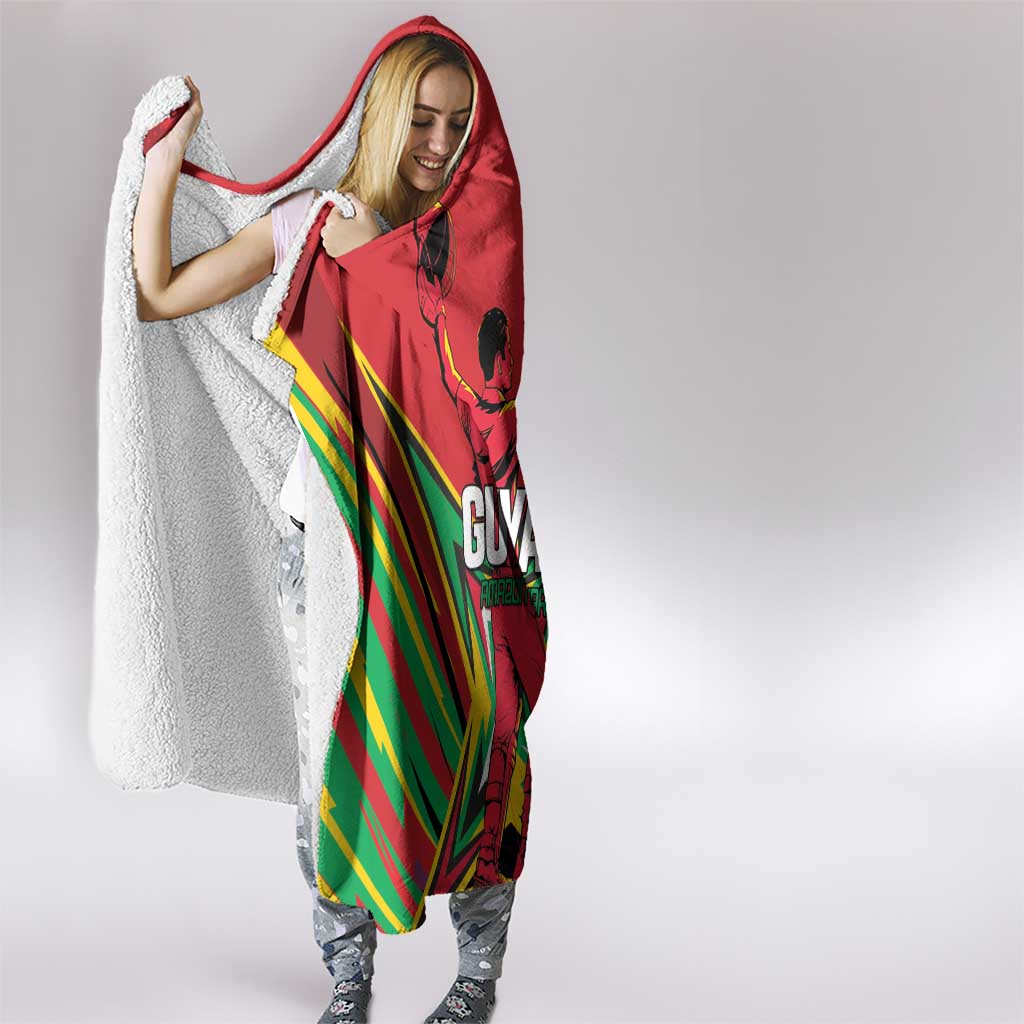 Amazon Warriors Champion Guyana Cricket Hooded Blanket - Wonder Print Shop
