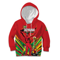 Personalized Amazon Warriors Champion Guyana Cricket Kid Hoodie - Wonder Print Shop