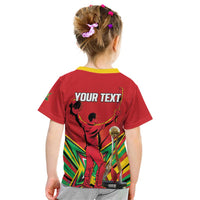 Personalized Amazon Warriors Champion Guyana Cricket Kid T Shirt - Wonder Print Shop