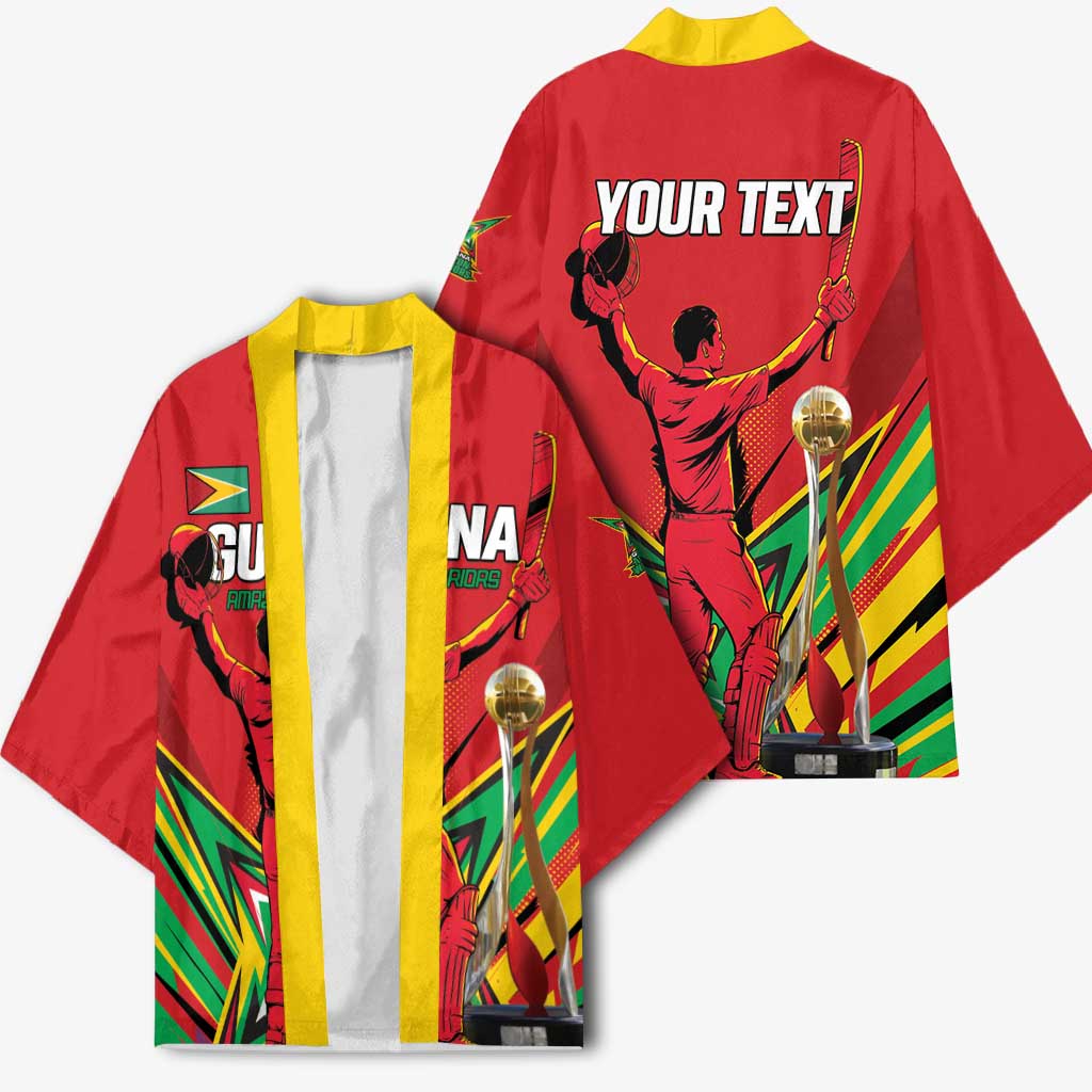 Personalized Amazon Warriors Champion Guyana Cricket Kimono - Wonder Print Shop